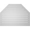 Ekena Millwork Octagonal Top Surface Mount PVC Gable Vent w/ 2"W x 1-1/2"P Brickmould Frame, 38"W x 28"H GVPOT38X2802SF - alternate 2